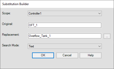 Substitution Builder