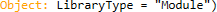 Library items are highlighted in orange