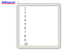 Code completion options