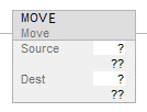 MOVE in ladder editor