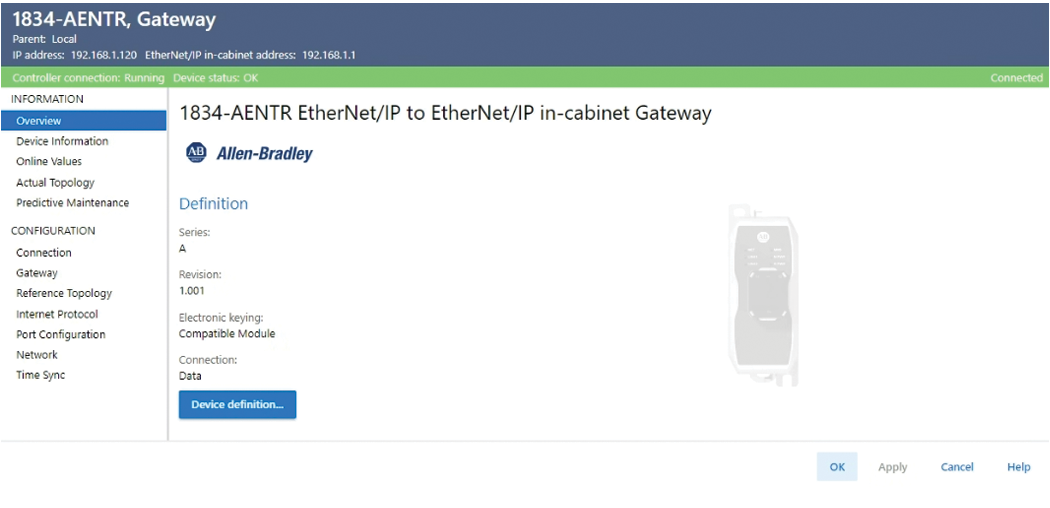 Monitor the Gateway