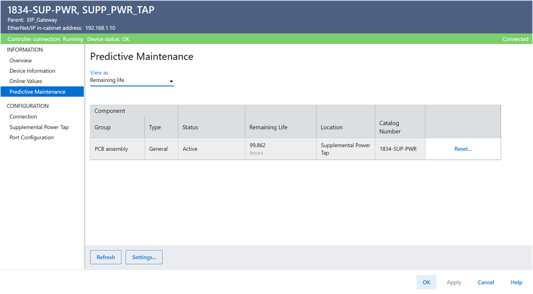 Power Tap Predictive Maintenance