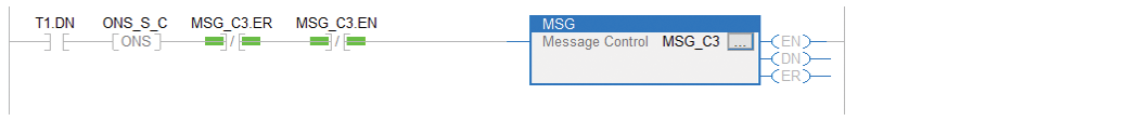 Message instruction to read elapsed life