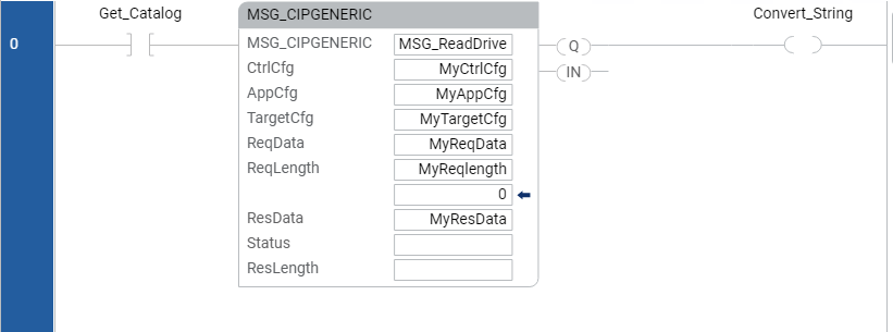 Cómo se ve la línea después de agregar un contacto o una bobina