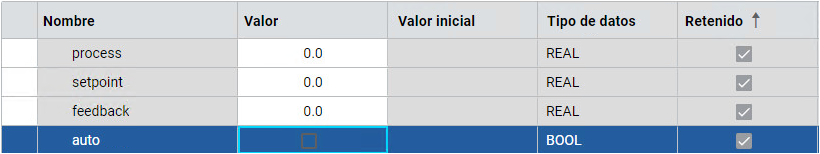 Cambie el modo automático a Falso.