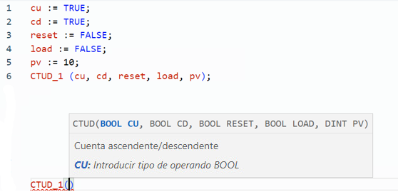 Ejemplo de texto estructurado CTUD