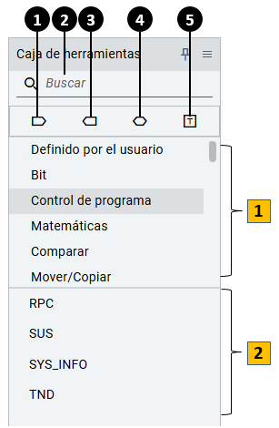 Caja de herramientas FBD