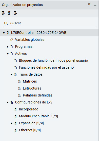 Organizador de proyectos