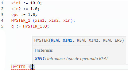 Ejemplo de texto estructurado HYSTER