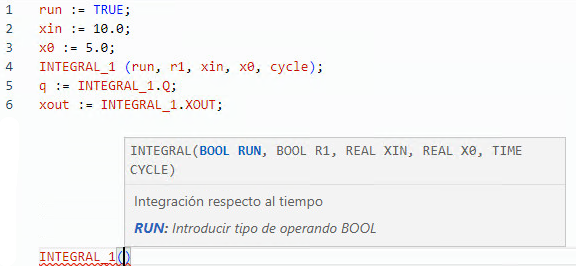 Ejemplo de texto estructurado INTEGRAL
