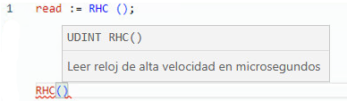 Ejemplo de texto estructurado RHC