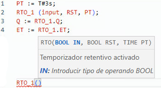 Ejemplo de texto estructurado RTO