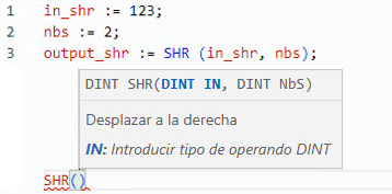Ejemplo de texto estructurado SHR