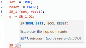 Ejemplo de texto estructurado SR
