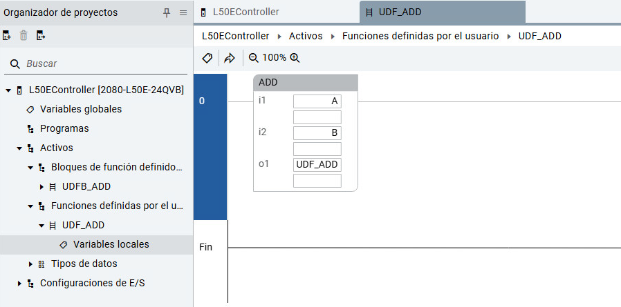 Definición de UDF