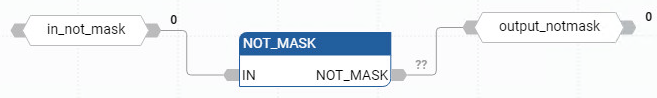 Ejemplo de diagrama de bloque de funciones NOT_MASK