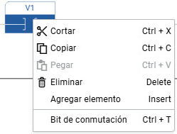Comando Bit de conmutación