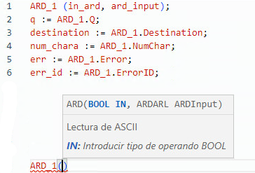 Ejemplo de texto estructurado ARD