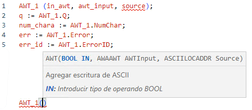 Ejemplo de texto estructurado AWT