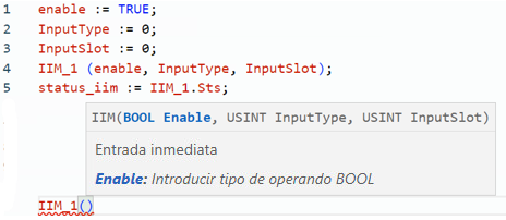 Ejemplo de texto estructurado IIM