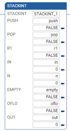 Ejemplo de diagrama de lógica de escalera STACKINT