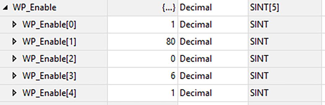 Esta imagen muestra c&oacute;mo configurar los tags en un MSG para habilitar la p&aacute;gina web de un controlador en Logix Designer.