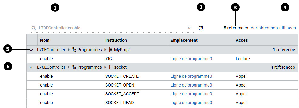 Navigateur de r&eacute;f&eacute;rences crois&eacute;es