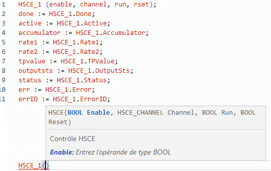 Exemple de structure de texte HSCE