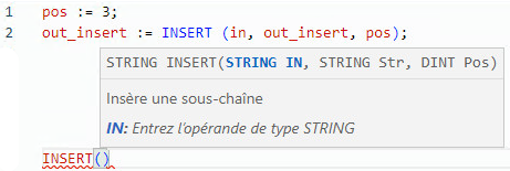 Exemple de texte structur&eacute; INSERT