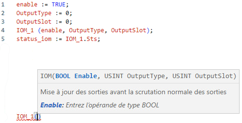 Exemple de texte structuré IOM