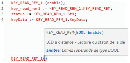 Exemple de texte structur&eacute; KEY_READ_REM