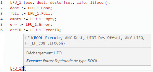 Exemple de texte structur&eacute; LFU