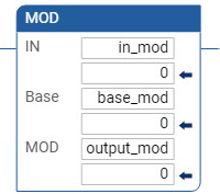 Exemple de sch&eacute;ma &agrave; relais MOD