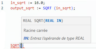 Exemple de texte structur&eacute; SQRT
