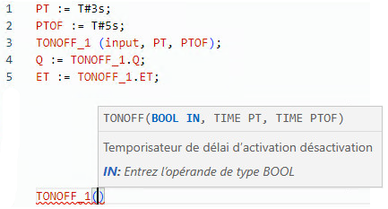 Exemple de texte structuré TONOFF