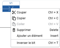 Commande Inverser le bit