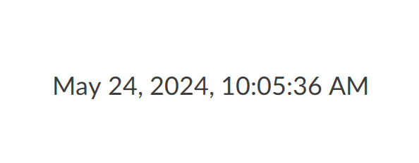 Application qui affiche la date et l’heure actuelles lors de l’exécution.