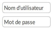 animated screen shot showing the entering of text within fields