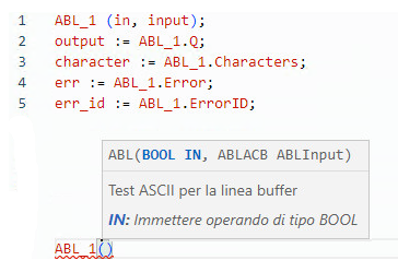 Esempio di Testo strutturato ABL