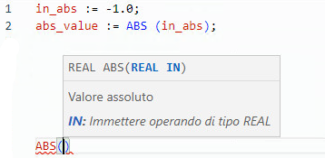 Esempio di Diagramma a testo strutturato ABS