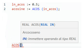 Esempio di Testo strutturato ACOS