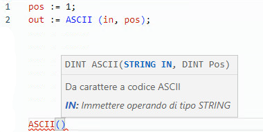 Esempio di Testo strutturato ASCII