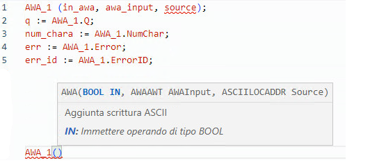 Esempio di Testo strutturato AWA