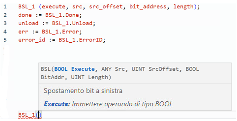Esempio di Testo strutturato BSL