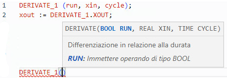 Esempio di Testo strutturato DERIVATE