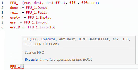 Esempio di Testo strutturato FFU