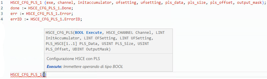 Esempio di Testo strutturato HSCE_CGF_PLS