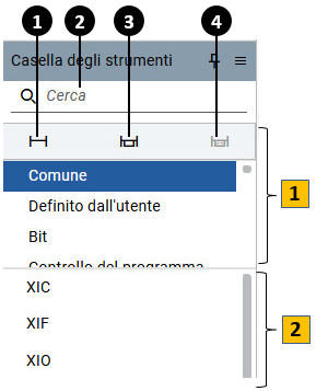 Casella degli strumenti LD