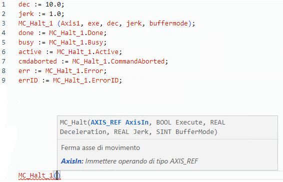 Esempio di testo strutturato MC_Halt