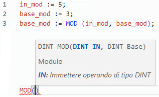 Esempio di Testo strutturato MOD